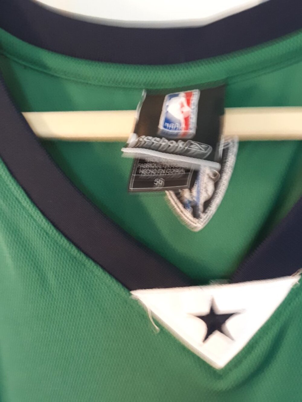 Vintage Autographed Dallas Mavericks Jersey size 56 - Picture 4 of 4